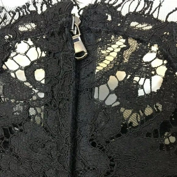🖤 DOLCE & GABBANA Lace Long Sleeve Dress 46/10 - Picture 12 of 13